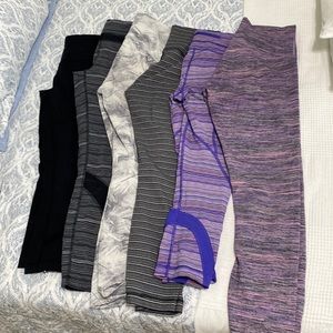 6 pair LuLulemon pants